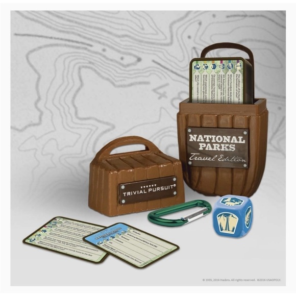 Trivial Pursuit Other - Trivial Pursuit: National Parks - Travel Edition 100th Anniversary USAopoly NWT